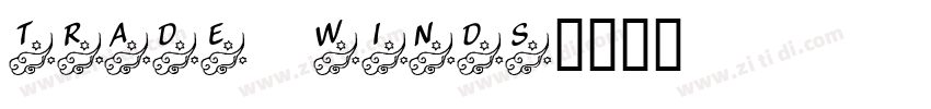 Trade Winds字体转换